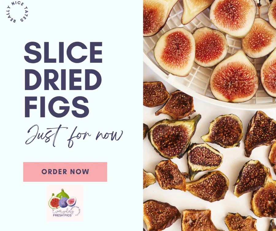 Sliced dried figs